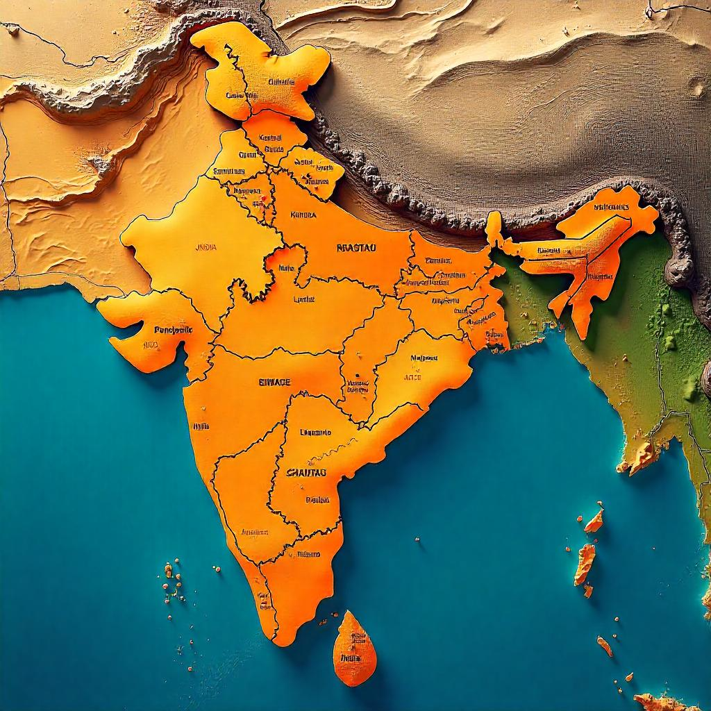 Vividh Rajya Jain Tirth Map